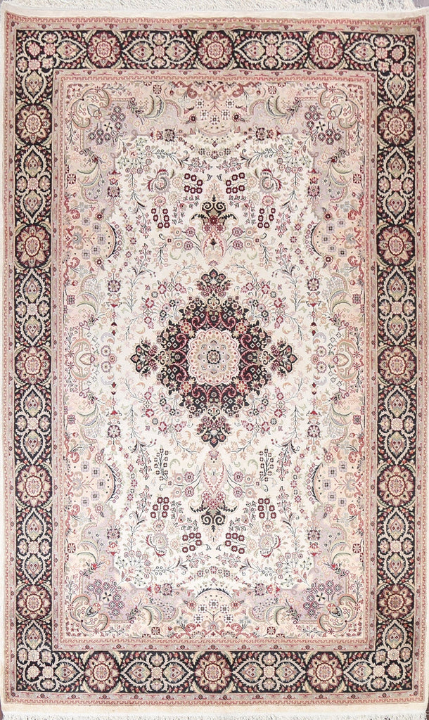 Vegetable Dye Tabriz Oriental Area Rug 6x10