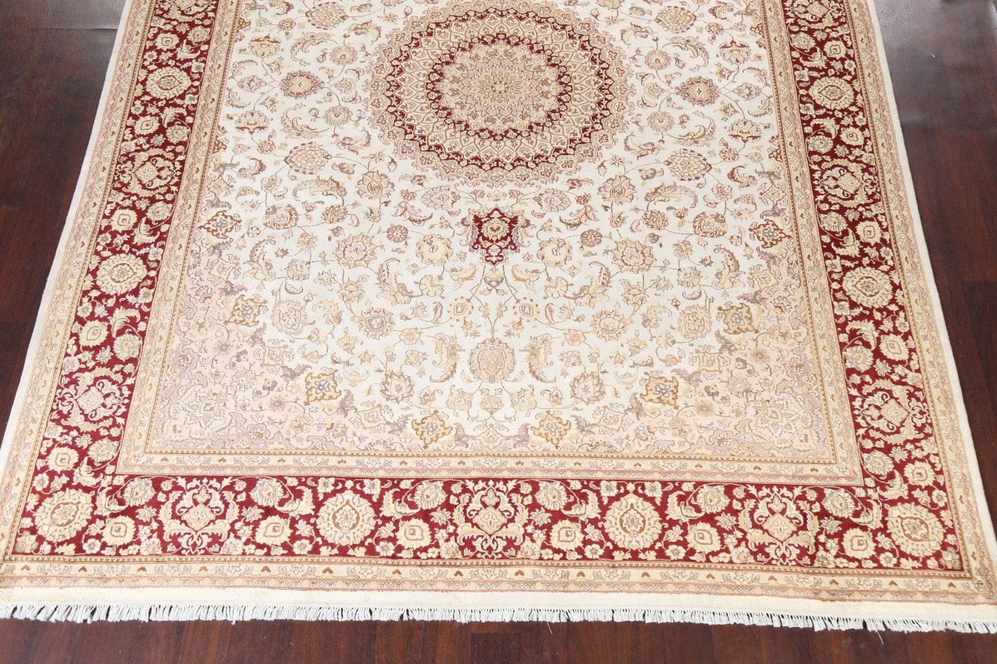 Wool/ Silk Tabriz Oriental Area Rug 9x12