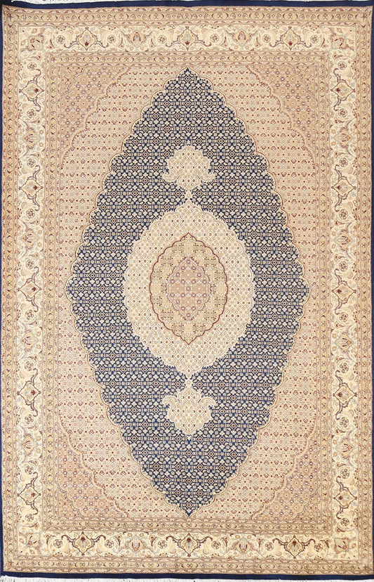 Vegetable Dye Tabriz Mahi Oriental Area Rug 7x10