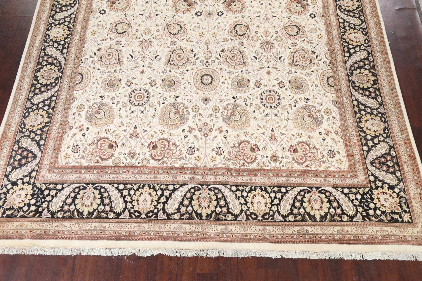 Vegetable Dye Square Tabriz Oriental Area Rug 10x10