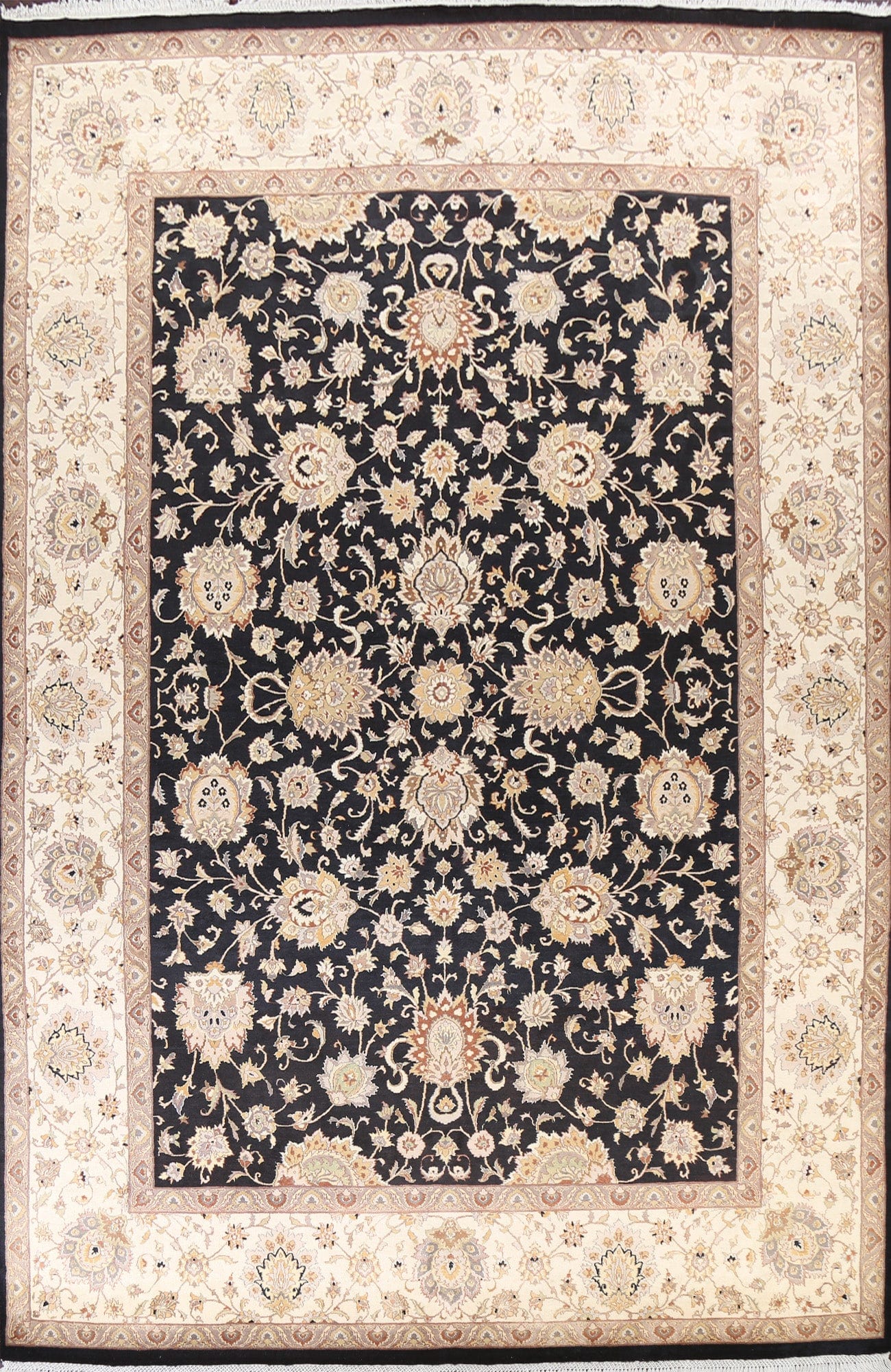 Vegetable Dye Tabriz Oriental Area Rug 9x13