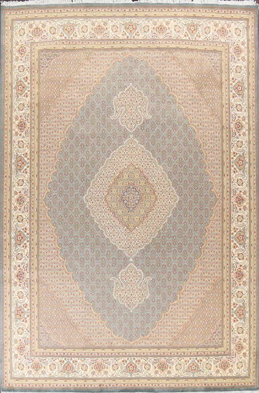 Vegetable Dye Tabriz Mahi Oriental Area Rug 9x12