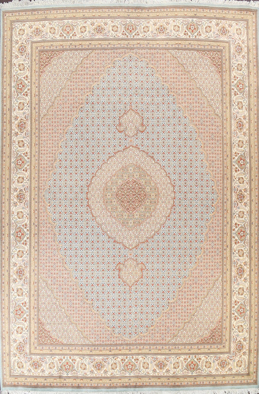 Vegetable Dye Tabriz Mahi Oriental Area Rug 9x13