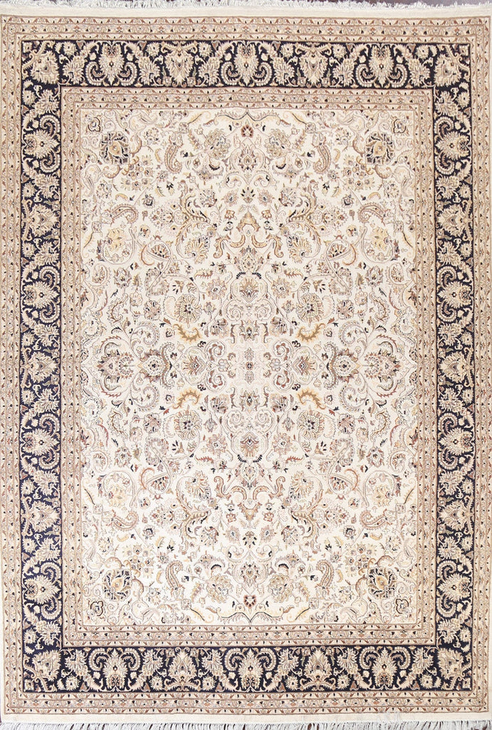 Vegetable Dye Tabriz Oriental Area Rug 8x10