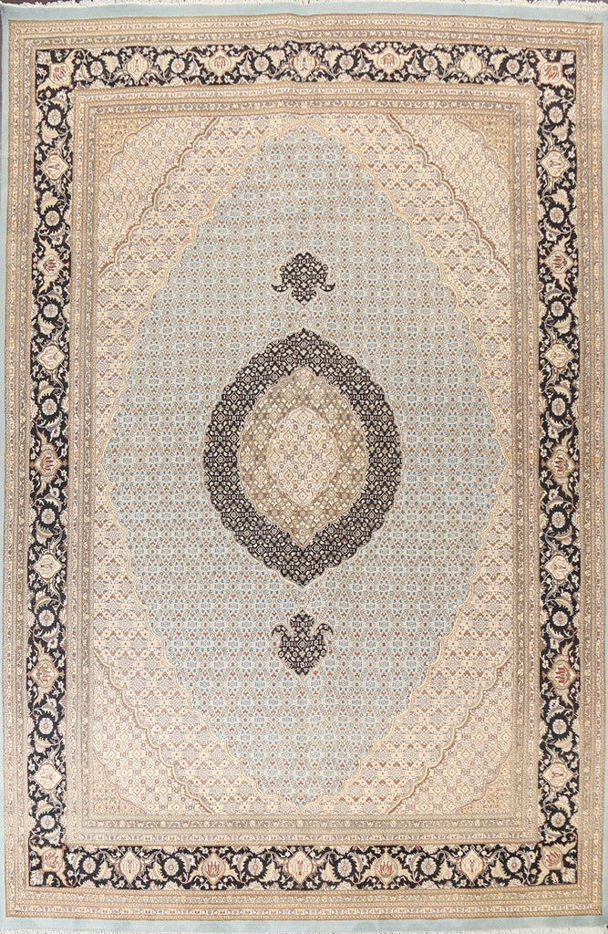 Vegetable Dye Tabriz Mahi Oriental Area Rug 9x12