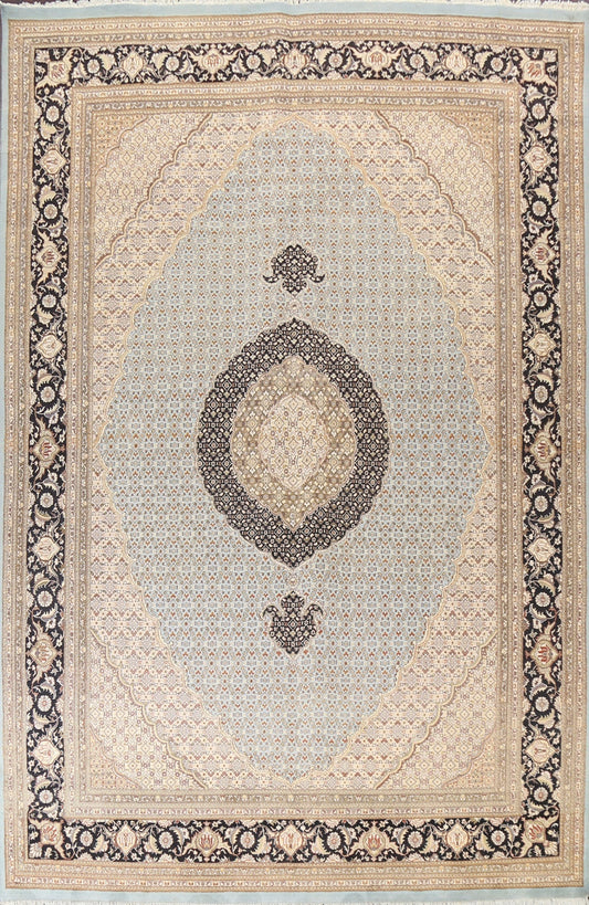 Vegetable Dye Tabriz Mahi Oriental Area Rug 9x12