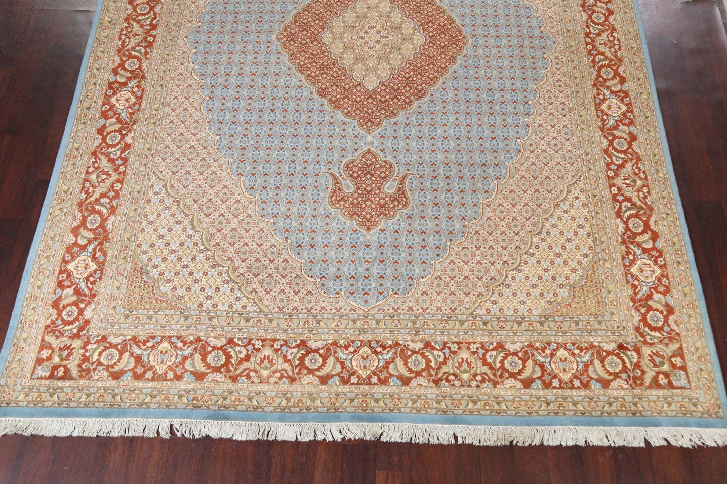 Vegetable Dye Tabriz Mahi Oriental Area Rug 9x13