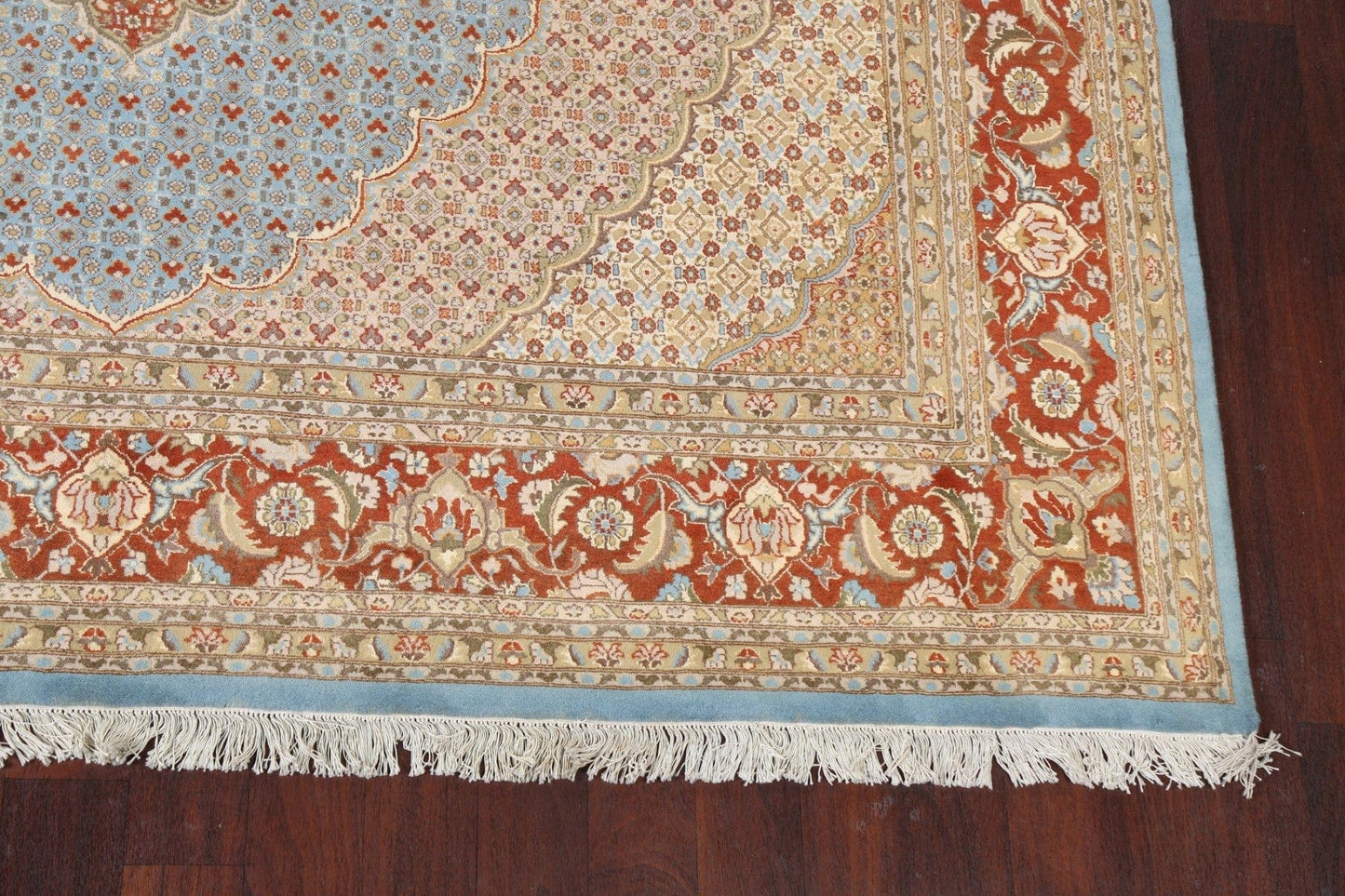 Vegetable Dye Tabriz Mahi Oriental Area Rug 9x13