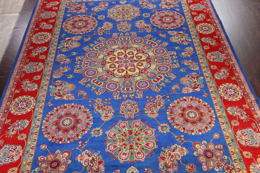 Vegetable Dye Large Tabriz Persian Rug 15x21