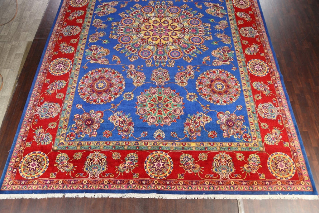 Vegetable Dye Large Tabriz Persian Rug 15x21