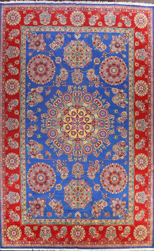 Vegetable Dye Large Tabriz Persian Rug 15x21