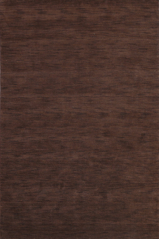 Brown Gabbeh Oriental Area Rug 6x9