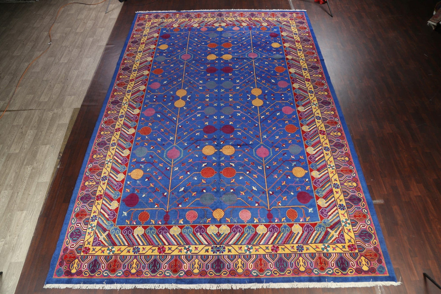 Large Vegetable Dye Tabriz Persian Rug 12x18