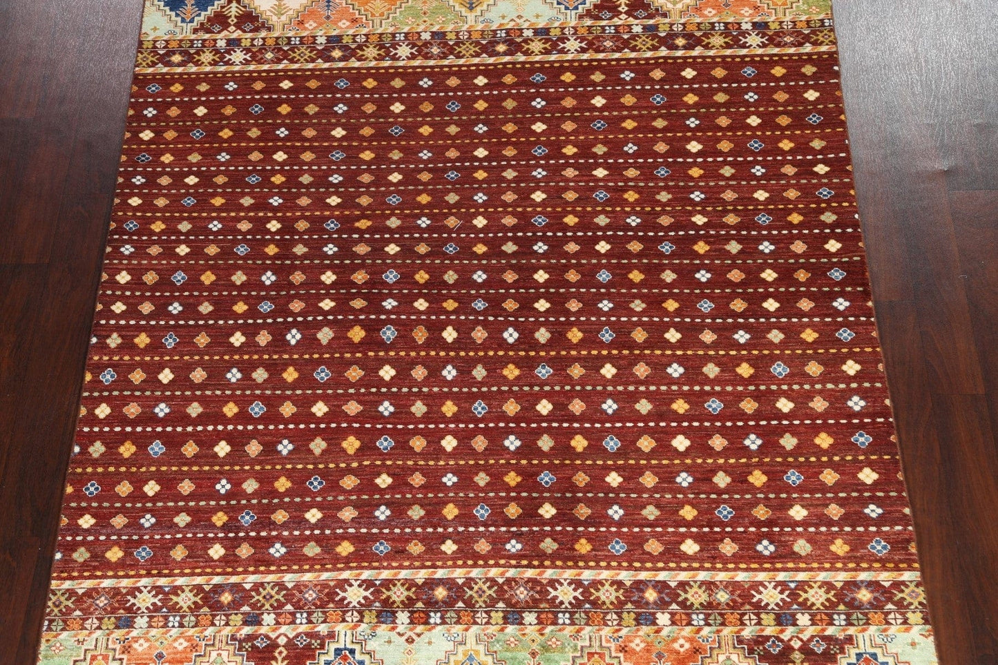 Vegetable Dye Kazak Oriental Area Rug 7x10