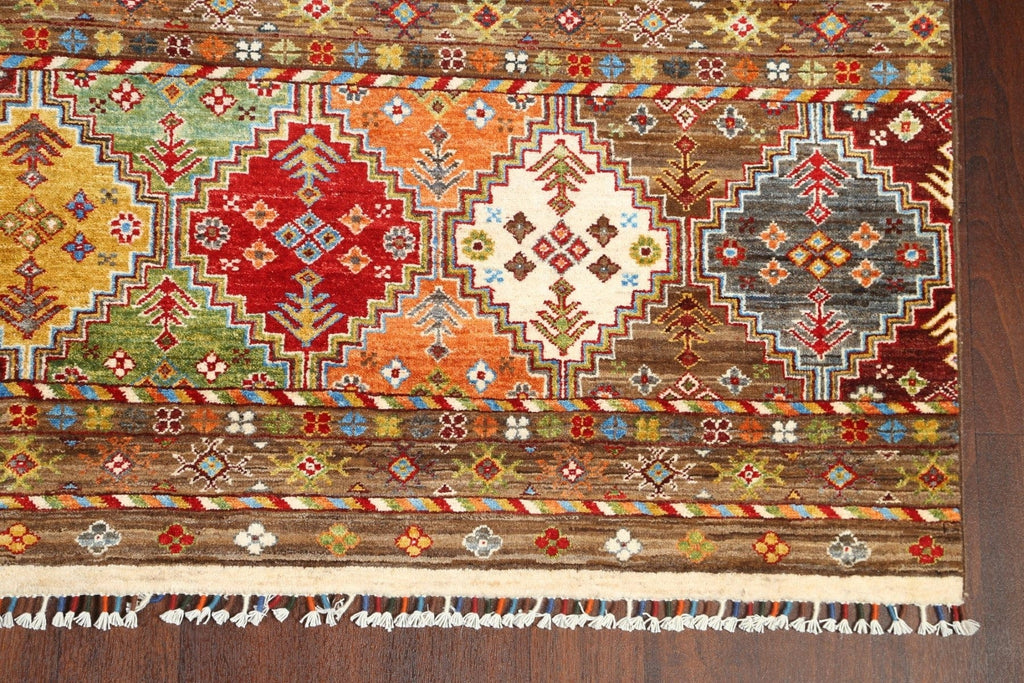 Vegetable Dye Kazak Oriental Area Rug 7x10