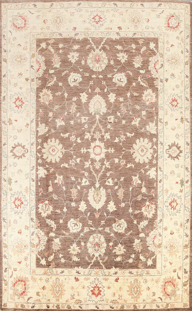 Vegetable Dye Peshawar Oriental Area Rug 6x9