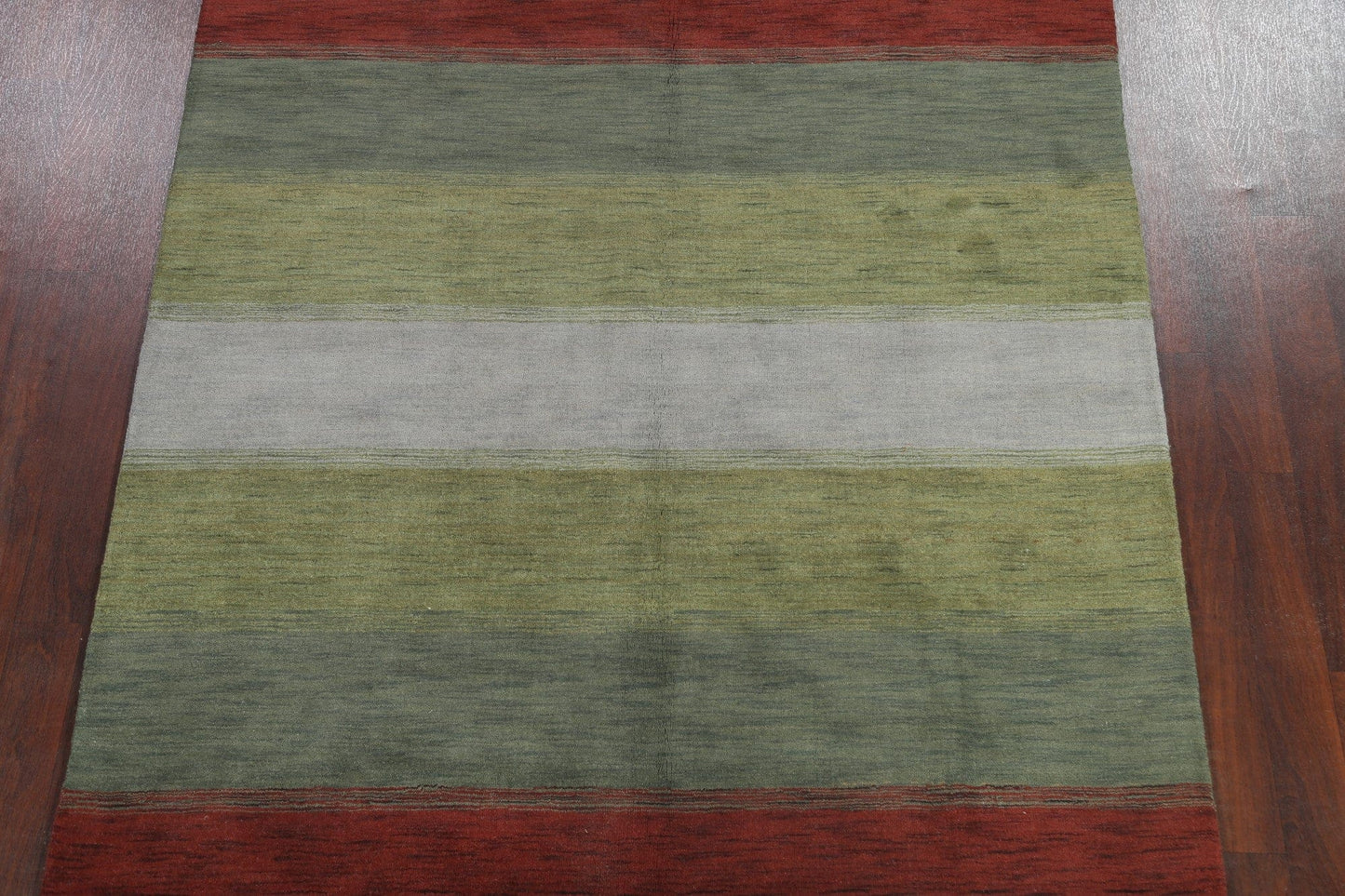 Striped Gabbeh Area Rug 7x10