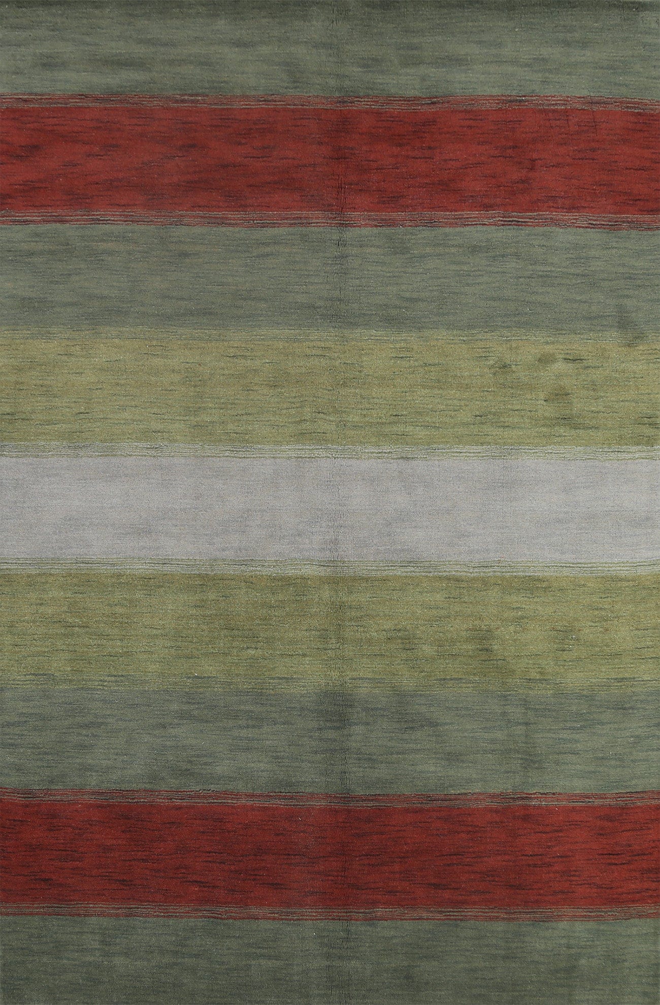 Striped Gabbeh Area Rug 7x10