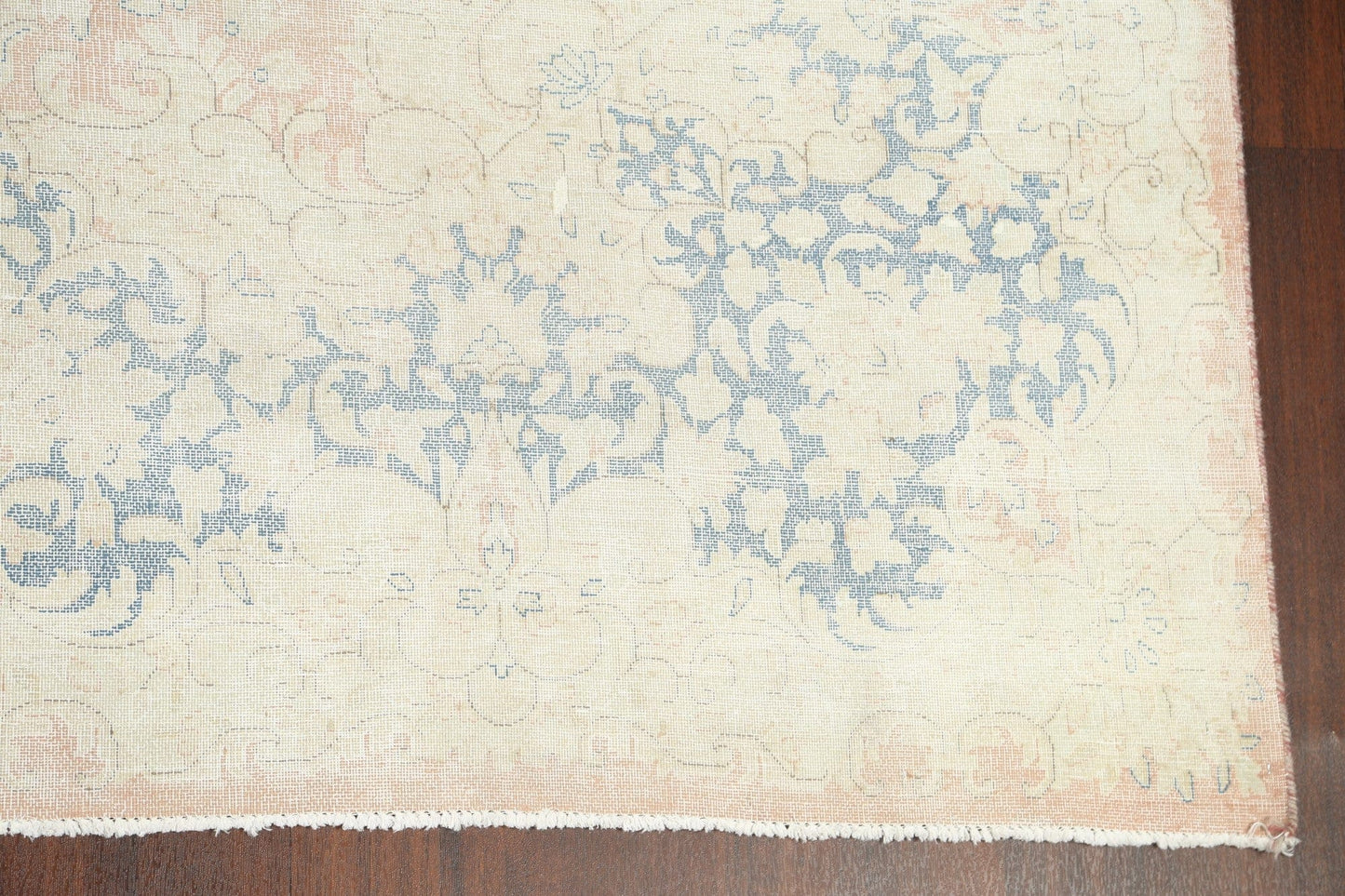 Muted Distressed Kerman Persian Area Rug 10x12