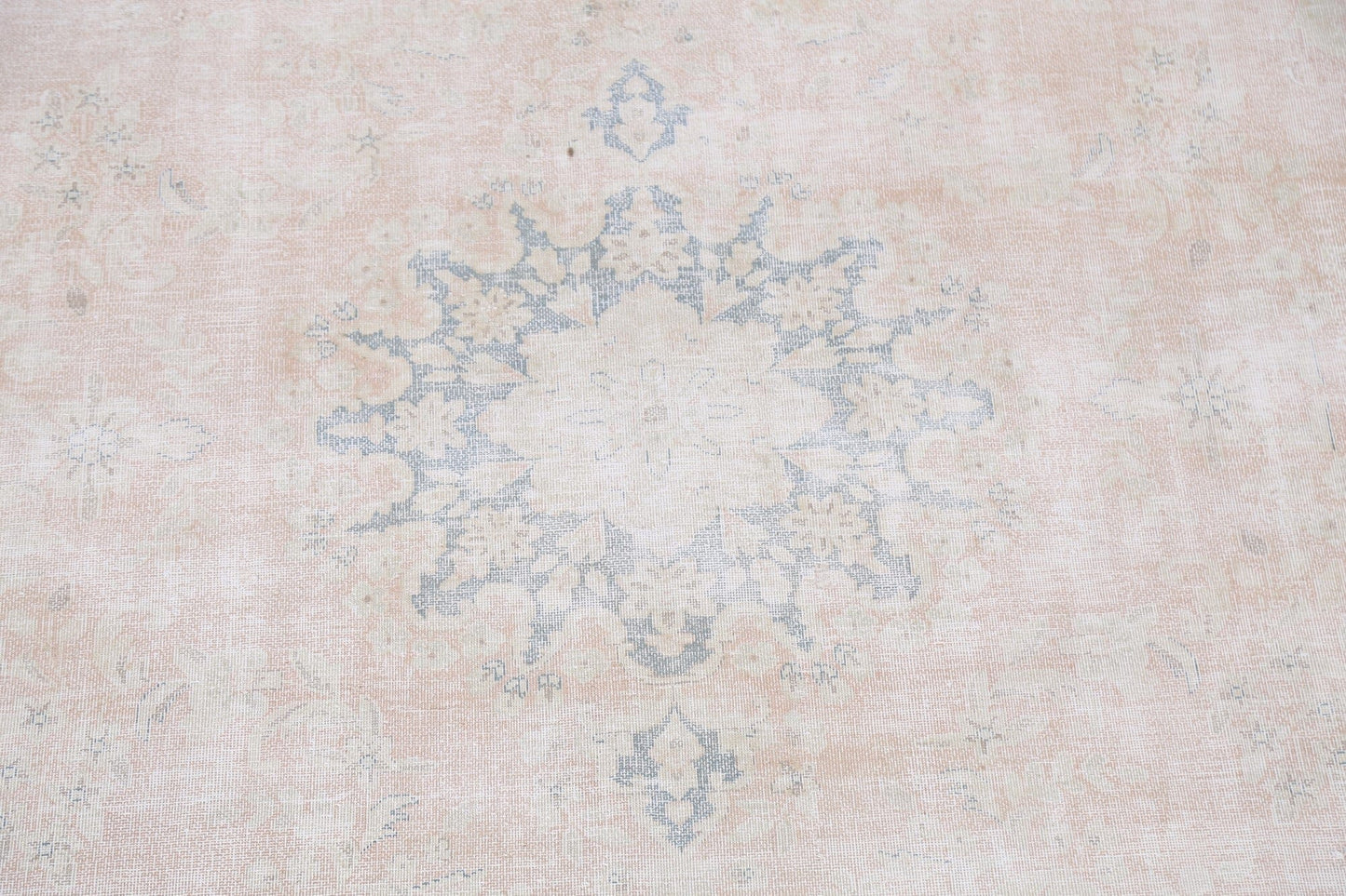 Muted Distressed Kerman Persian Area Rug 8x11