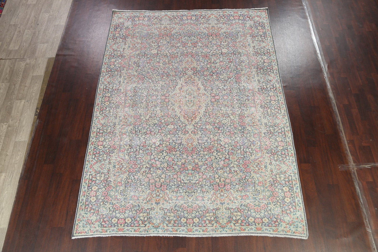 Muted Kerman Persian Area Rug 8x11