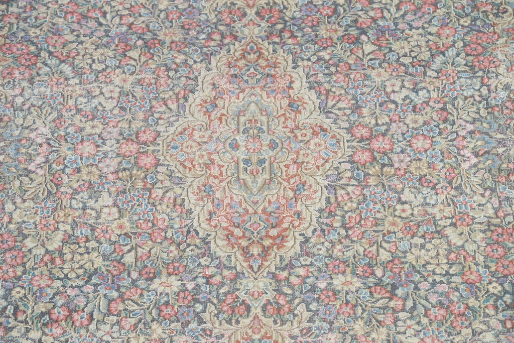 Muted Kerman Persian Area Rug 8x11