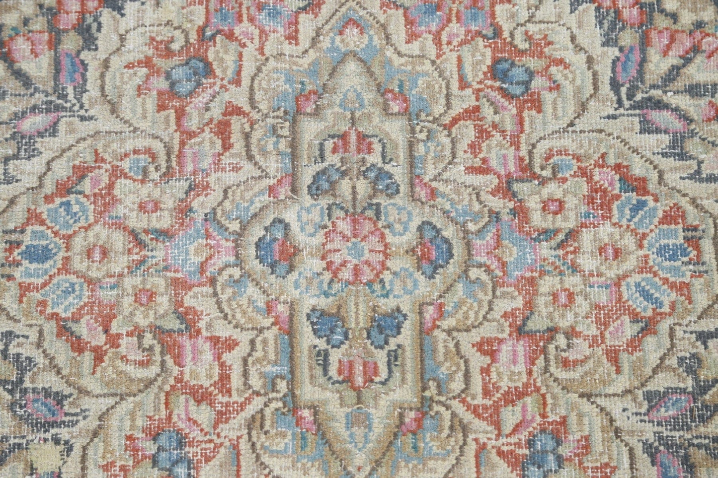 Muted Kerman Persian Area Rug 8x11