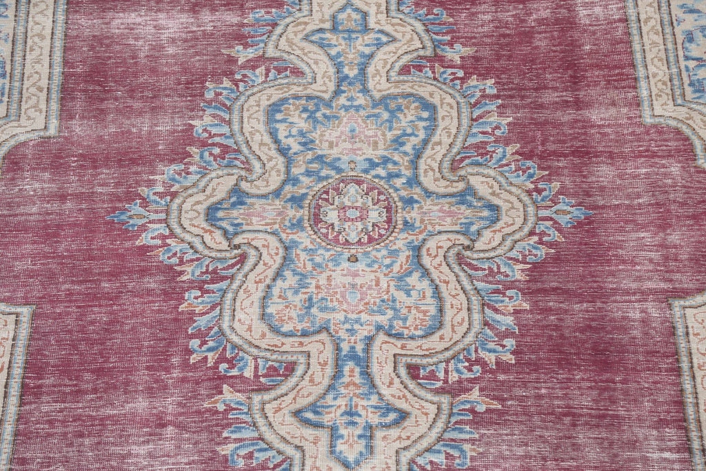 Distressed Kerman Persian Area Rug 8x10