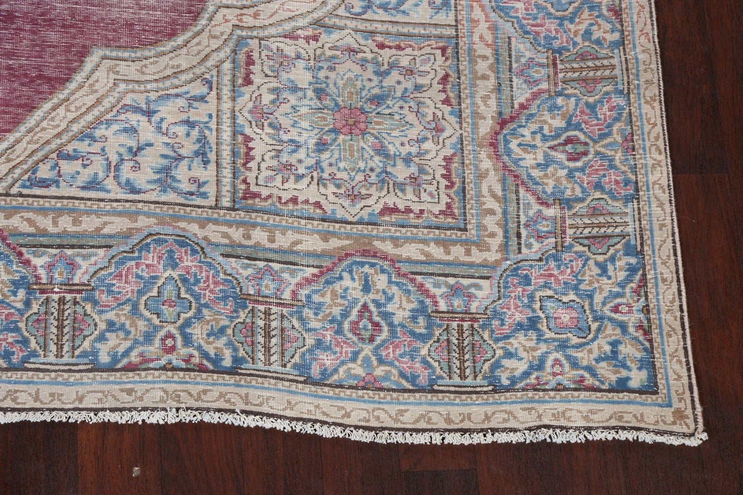 Distressed Kerman Persian Area Rug 8x10