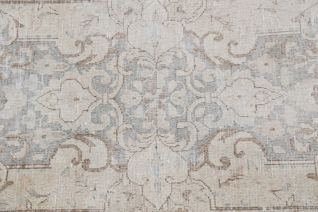 Muted Distressed Kerman Persian 10x13 Rug