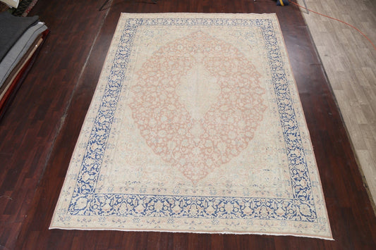 Hand-Knotted Kerman Persian Area Rug 10x13