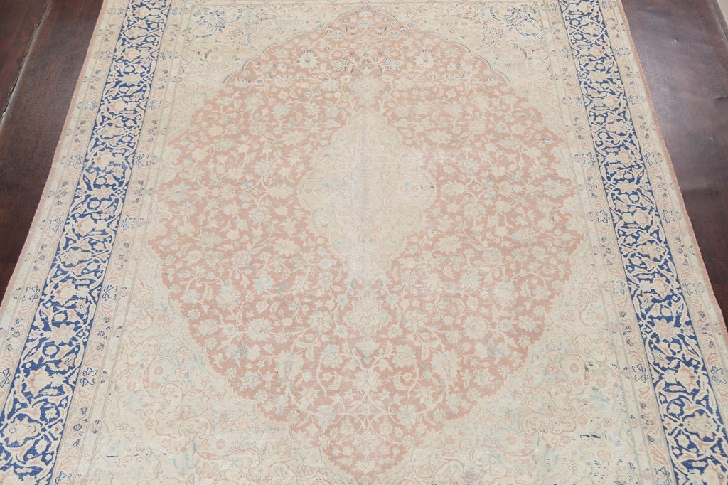 Hand-Knotted Kerman Persian Area Rug 10x13