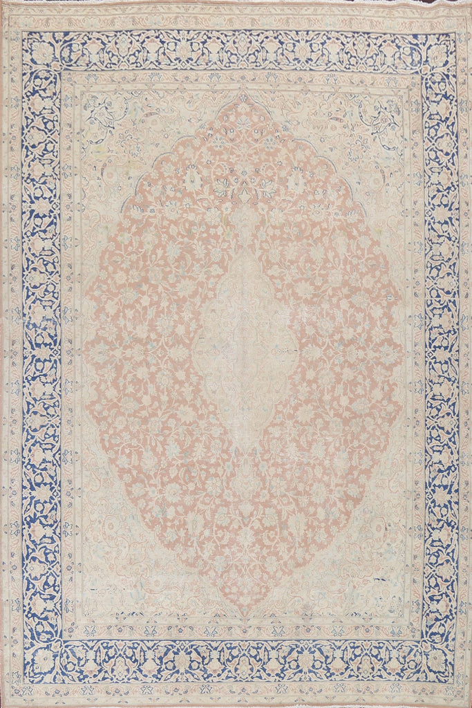 Hand-Knotted Kerman Persian Area Rug 10x13