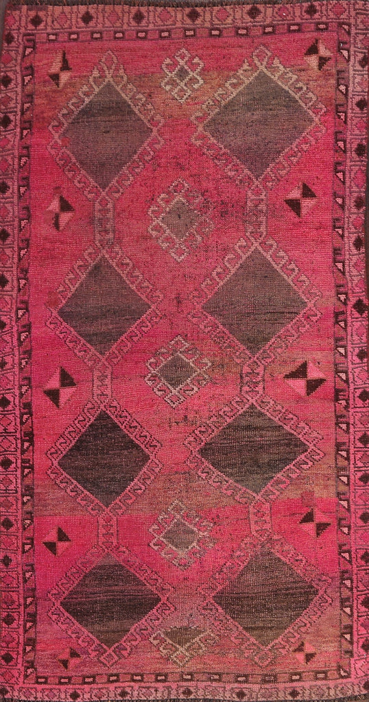 Antique Lori Persian Runner Rug 3x7