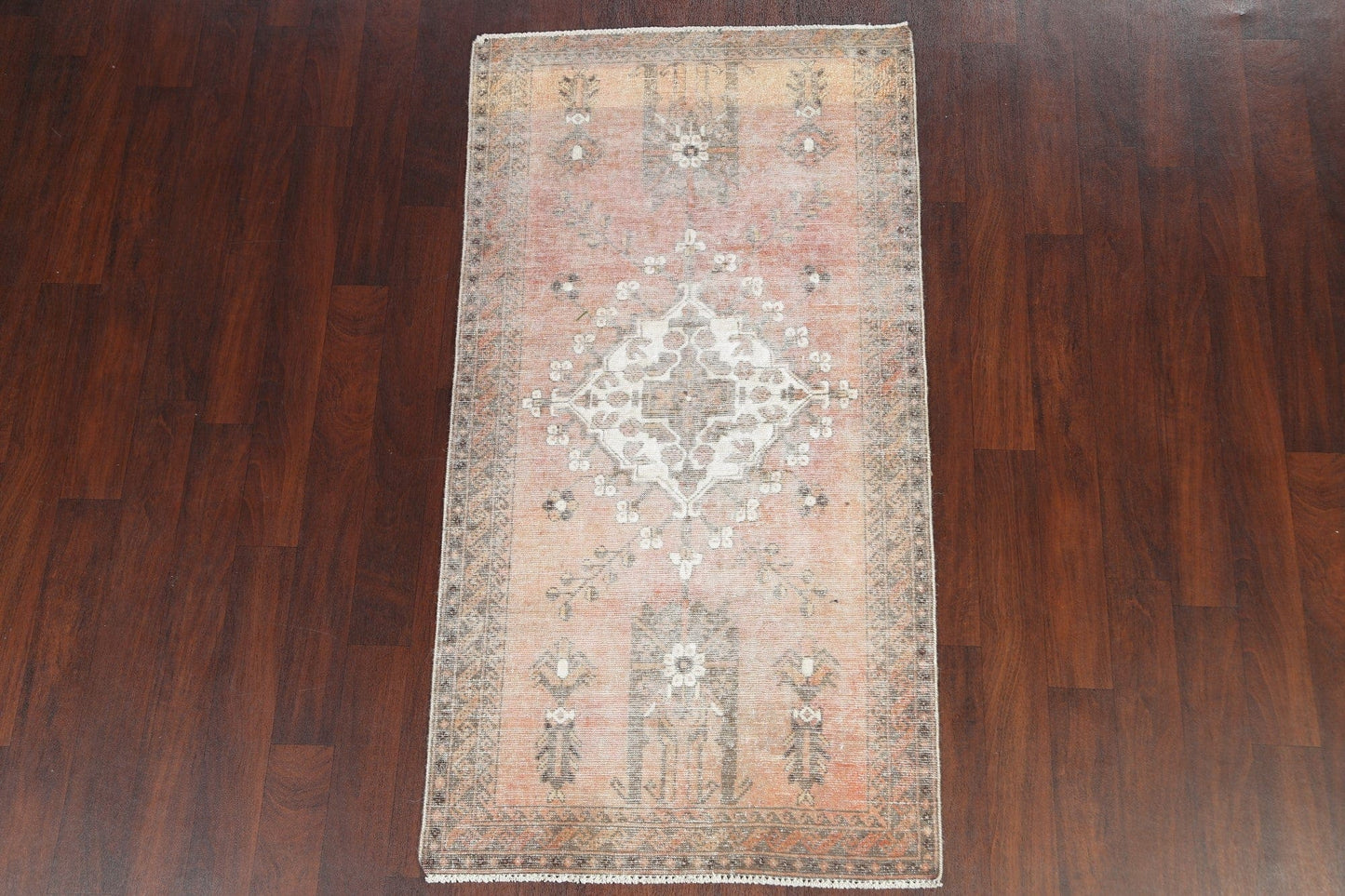 Distressed Hamedan Persian Area Rug 3x6