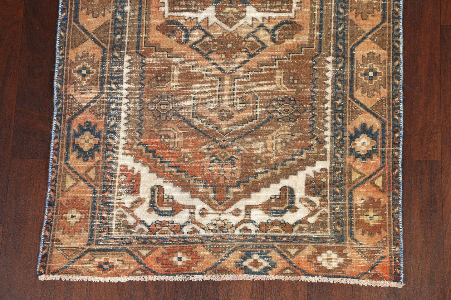 Handmade Hamedan Persian Wool Rug 3x6