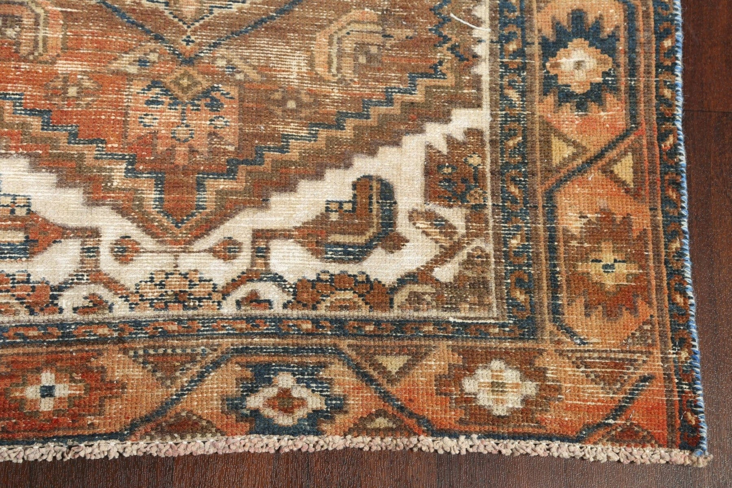 Handmade Hamedan Persian Wool Rug 3x6