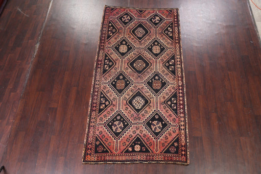 Antique Qashqai Persian Area Rug 5x9