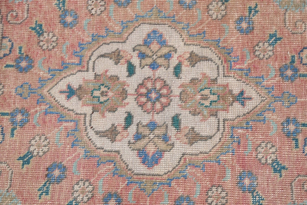 Vintage Tabriz Persian Runner Rug 3x8