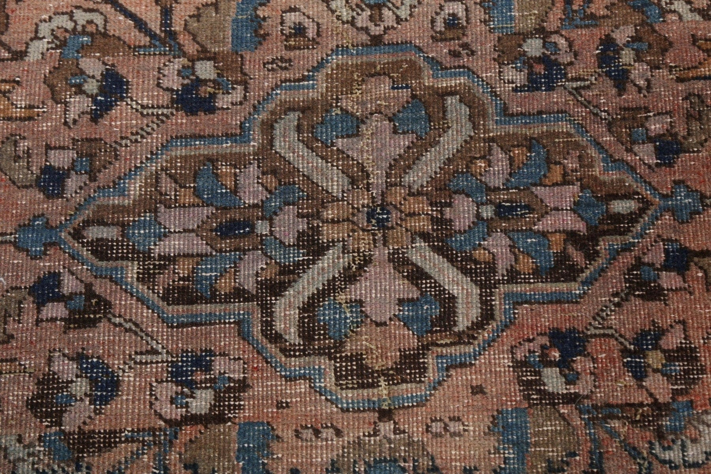 Vintage Wool Heriz Persian Runner Rug 3x13