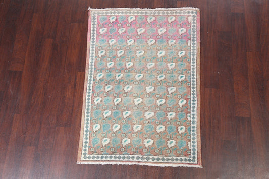 Vintage Tabriz Persian Wool Rug 3x5