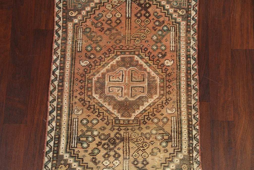 Antique Vegetable Dye Shiraz Persian 3x5 Rug