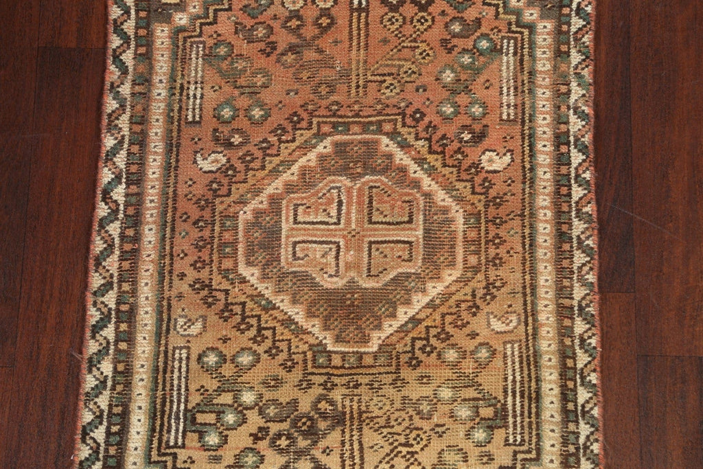 Antique Vegetable Dye Shiraz Persian 3x5 Rug