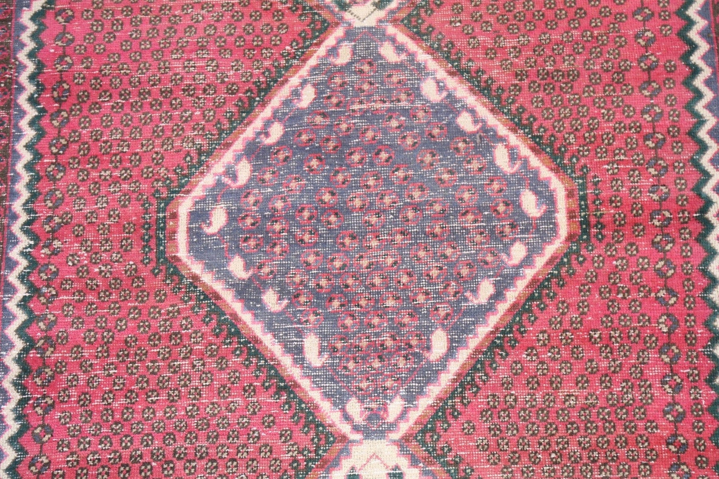 Distressed Shiraz Persian Area Rug 4x6