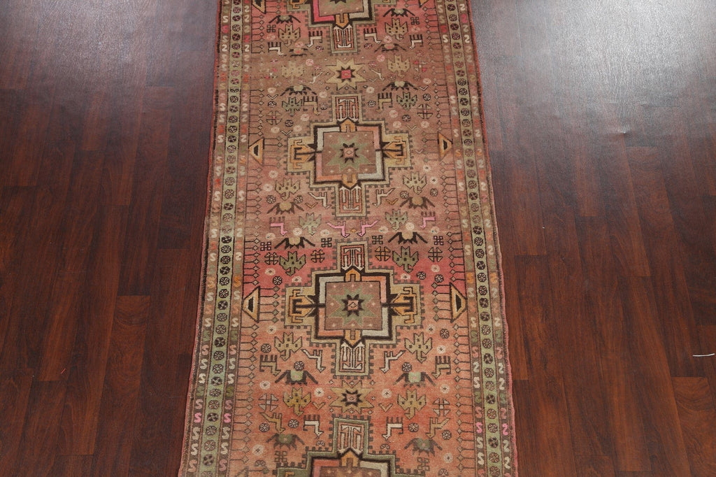 Vintage Shiraz Persian Handmade Rug 4x11