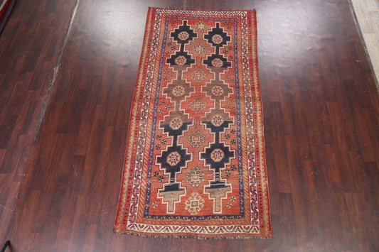 Antique Shiraz Persian Wool Rug 5x9