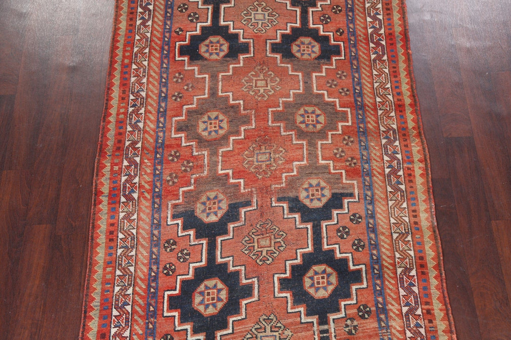 Antique Shiraz Persian Wool Rug 5x9