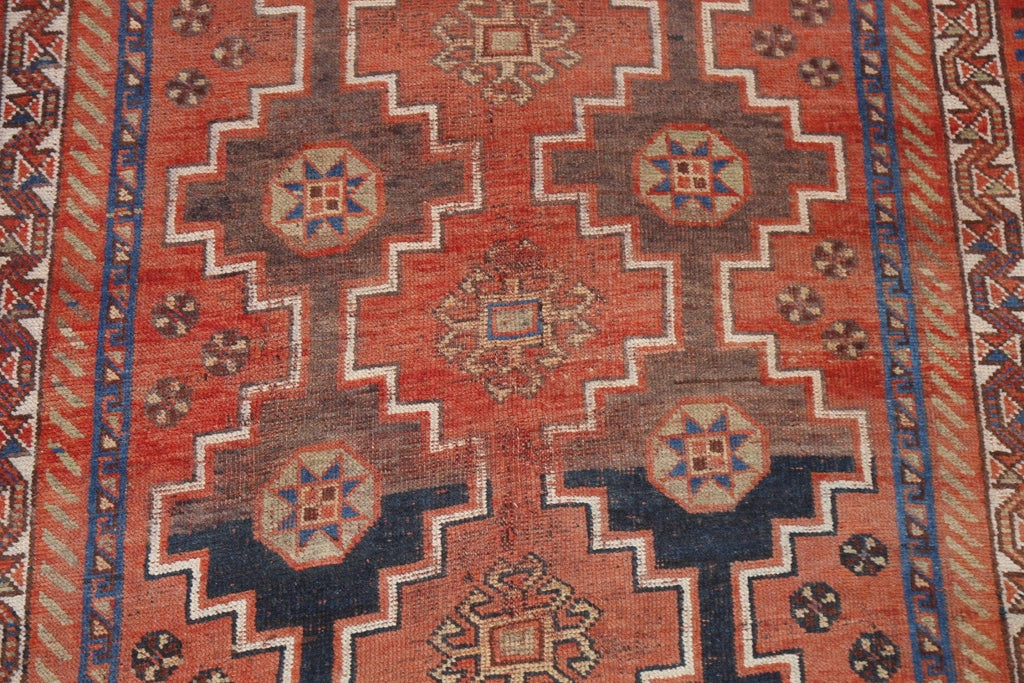 Antique Shiraz Persian Wool Rug 5x9