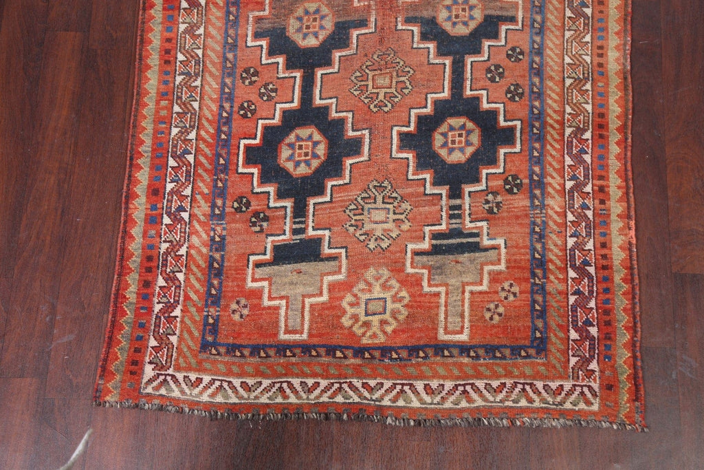 Antique Shiraz Persian Wool Rug 5x9