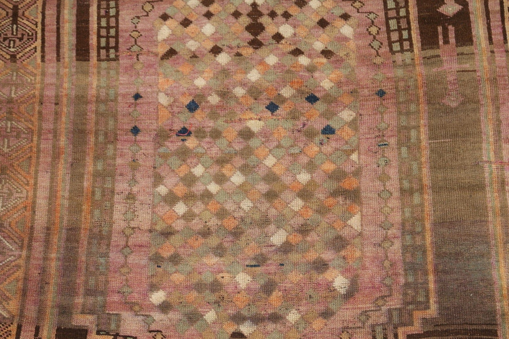 Vintage Shiraz Persian Area Rug 5x10